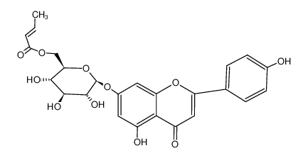 123656-62-2 structure, C25H24O11