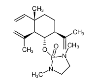 1,3-dimethyl-2-(((1S,2S,3S,6S)-3-methyl-2,6-di(prop-1-en-2-yl)-3-vinylcyclohexyl)oxy)-1,3,2-diazaphospholidine 2-oxide 873691-52-2