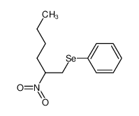 2-nitrohexyl phenyl selenide 85110-08-3