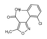 3-(2-Chloro-6-fluorophenyl)-5-methylisoxazole-4-carboxylic acid 3919-74-2