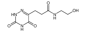 3-(3,5-dioxo-2,3,4,5-tetrahydro-1,2,4-triazin-6-yl)-N-(2-hydroxyethyl)propanamide