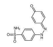 4-[2-(4-oxocyclohexa-2,5-dien-1-ylidene)hydrazinyl]benzenesulfonamide 2497-37-2