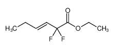 ethyl 2,2-difluorohex-3-enoate