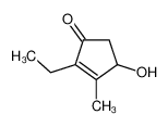 2-ethyl-4-hydroxy-3-methylcyclopent-2-en-1-one 61882-63-1