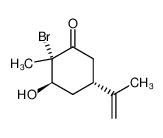 117910-77-7 (2S,3R,5R)-2-bromo-3-hydroxy-2-methyl-5-(prop-1-en-2-yl)cyclohexanone