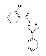 (2-hydroxyphenyl)-(1-phenylpyrazol-4-yl)methanone 61466-44-2