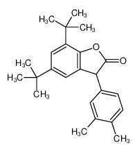 5,7-ditert-butyl-3-(3,4-dimethylphenyl)-3H-1-benzofuran-2-one