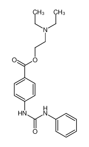 2-(diethylamino)ethyl 4-(phenylcarbamoylamino)benzoate 63014-02-8