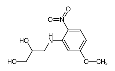 3-N-(β,γ-dihydroxypropyl)-amino-4-nitroanisole 78213-36-2