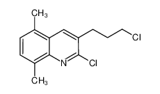 2-氯-3-(3-氯丙基)-5,8-二甲基喹啉