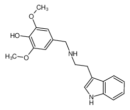 4-([2-(1H-吲哚)-乙基氨基]-甲基)-2,6-二甲氧基苯酚