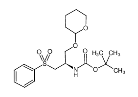 (2R)-2-BOC-氨基-3-苯磺酰-1-(2-四水吡喃基氧基)丙烷
