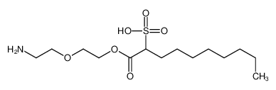 1-[2-(2-aminoethoxy)ethoxy]-1-oxodecane-2-sulfonic acid