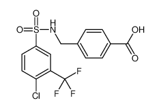 4-[[[4-chloro-3-(trifluoromethyl)phenyl]sulfonylamino]methyl]benzoic acid 690646-04-9