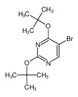 5-bromo-2,4-bis[(2-methylpropan-2-yl)oxy]pyrimidine 19752-61-5