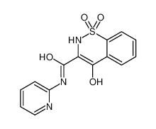 4-hydroxy-1,1-dioxo-N-pyridin-2-yl-2H-1λ<sup>6</sup>,2-benzothiazine-3-carboxamide 65897-46-3