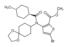 712353-28-1 structure, C22H30BrNO5S