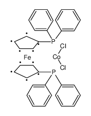 67292-36-8 structure, C34H28Cl2CoFeP2