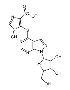 2-(hydroxymethyl)-5-[4-(3-methyl-5-nitroimidazol-4-yl)sulfanylpyrazolo[3,4-d]pyrimidin-1-yl]oxolane-3,4-diol