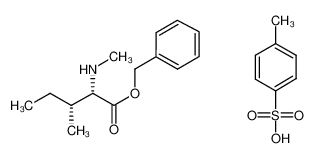 benzyl (2S,3R)-3-methyl-2-(methylamino)pentanoate,4-methylbenzenesulfonic acid 201544-39-0