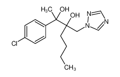 (2R,3R)-2-(4-chlorophenyl)-3-(1,2,4-triazol-1-ylmethyl)heptane-2,3-diol 107680-27-3