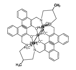 1254983-47-5 structure, C74H76N6Ni3O10