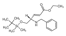 (S)-4-(benzylamino)-5-[[(1,1-dimethylethyl)dimethylsilyl]oxy]-2-pentenoic acid ethyl ester 131110-81-1