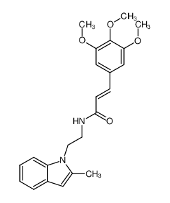 (E)- N-(2-(2-methyl-1H-indol-1-yl)ethyl)-3-(3,4,5-trimethoxyphenyl)acrylamide