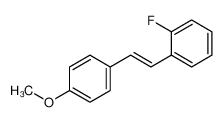 1-fluoro-2-[2-(4-methoxyphenyl)ethenyl]benzene