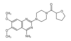 6,7-dimethoxy-2-[4-(oxolane-2-carbonyl)piperazin-1-yl]quinazolin-4-amine 96%