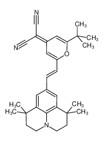 4-(Dicyanomethylene)-2-tert-butyl-6-(1,1,7,7-tetramethyljulolidin-4-yl-vinyl)-4H-pyran