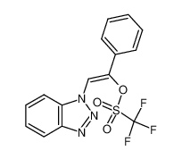 (Z)-2-(1H-1,2,3-benzotriazol-1-yl)-1-phenylethenyl trifluoromethanesulfonate 361379-14-8