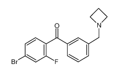 [3-(1-氮杂环丁基甲基)苯基](4-溴-2-氟苯基)甲酮