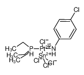 (p-chloroaniline-(15)N)(triethylphosphine)chloro(trichlorostannato)platinum(II) 99148-35-3