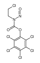 (2,3,4,5,6-pentachlorophenyl) N-(2-chloroethyl)-N-nitrosocarbamate 80354-53-6