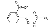 N-[(E)-(2-nitrophenyl)methylideneamino]acetamide 59019-15-7