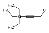 3-chloroprop-1-ynyl(triethyl)silane 17889-26-8