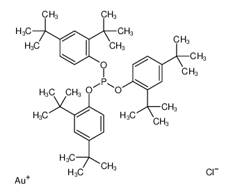[三(2,4-二叔丁基苯基)亚磷酸]氯化金