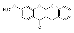 3-benzyl-7-methoxy-2-methyl-chromen-4-one 110690-59-0