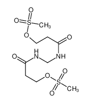 Propanamide, N,N'-methylenebis[3-[(methylsulfonyl)oxy]- 91426-22-1