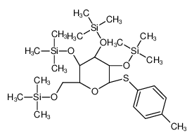 trimethyl-[(2S,3R,4R,5S)-2-(4-methylphenyl)sulfanyl-3,5-bis(trimethylsilyloxy)-6-(trimethylsilyloxymethyl)oxan-4-yl]oxysilane
