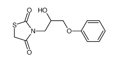 3-(2-hydroxy-3-phenoxypropyl)-1,3-thiazolidine-2,4-dione 141037-40-3