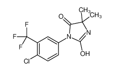 3-[4-chloro-3-(trifluoromethyl)phenyl]-5,5-dimethylimidazolidine-2,4-dione 70842-05-6