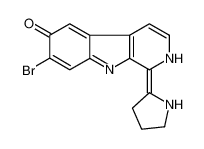 (1Z)-7-bromo-1-pyrrolidin-2-ylidene-2H-pyrido[3,4-b]indol-6-one 88704-48-7