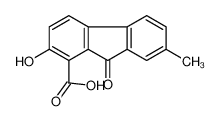 2-hydroxy-7-methyl-9-oxofluorene-1-carboxylic acid 89450-81-7