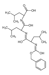 (2S)-4-methyl-2-[[(2S)-4-methyl-2-[[(2S)-4-methyl-2-(phenylmethoxycarbonylamino)pentanoyl]amino]pentanoyl]amino]pentanoic acid