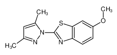 2-(3,5-dimethylpyrazol-1-yl)-6-methoxy-1,3-benzothiazole
