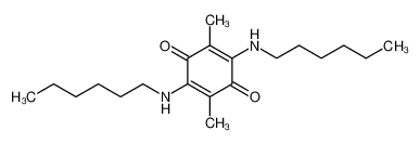 2,5-bis(hexylamino)-3,6-dimethylcyclohexa-2,5-diene-1,4-dione