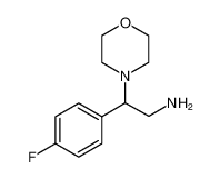 2-(4-fluorophenyl)-2-morpholin-4-ylethanamine 851169-46-5