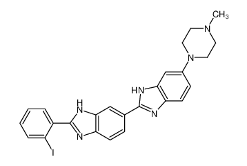 2-(2-iodophenyl)-6-[6-(4-methylpiperazin-1-yl)-1H-benzimidazol-2-yl]-1H-benzimidazole